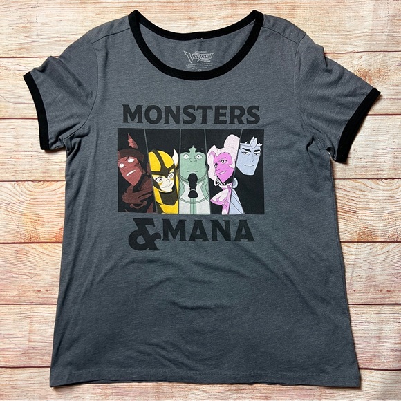 Voltron Monsters & Mana T-Shirt, Size XL, VGUC - Picture 1 of 2